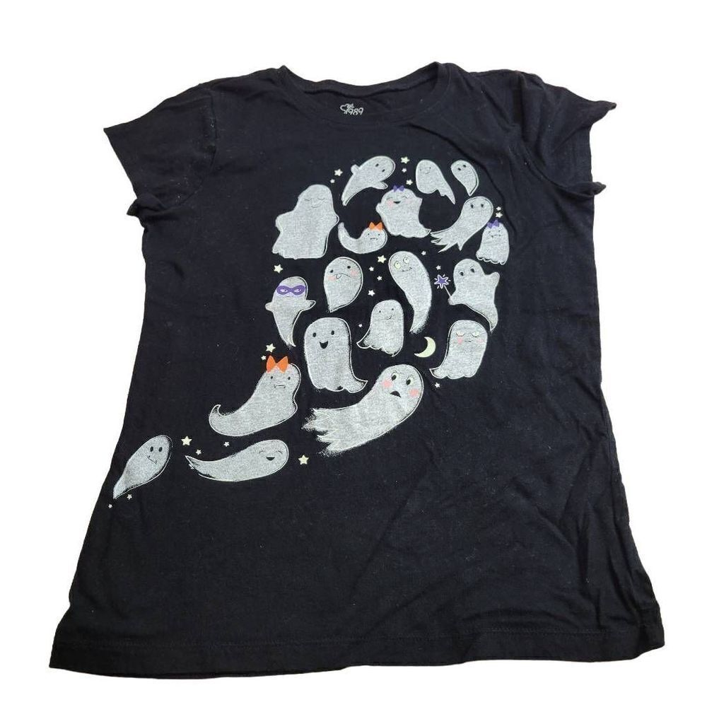 Cat & Jack Halloween ghost shirt L10/12